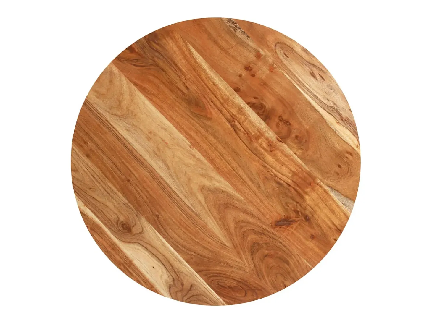 Mesa de bistró redonda madera maciza de mango Ø80x75 cm