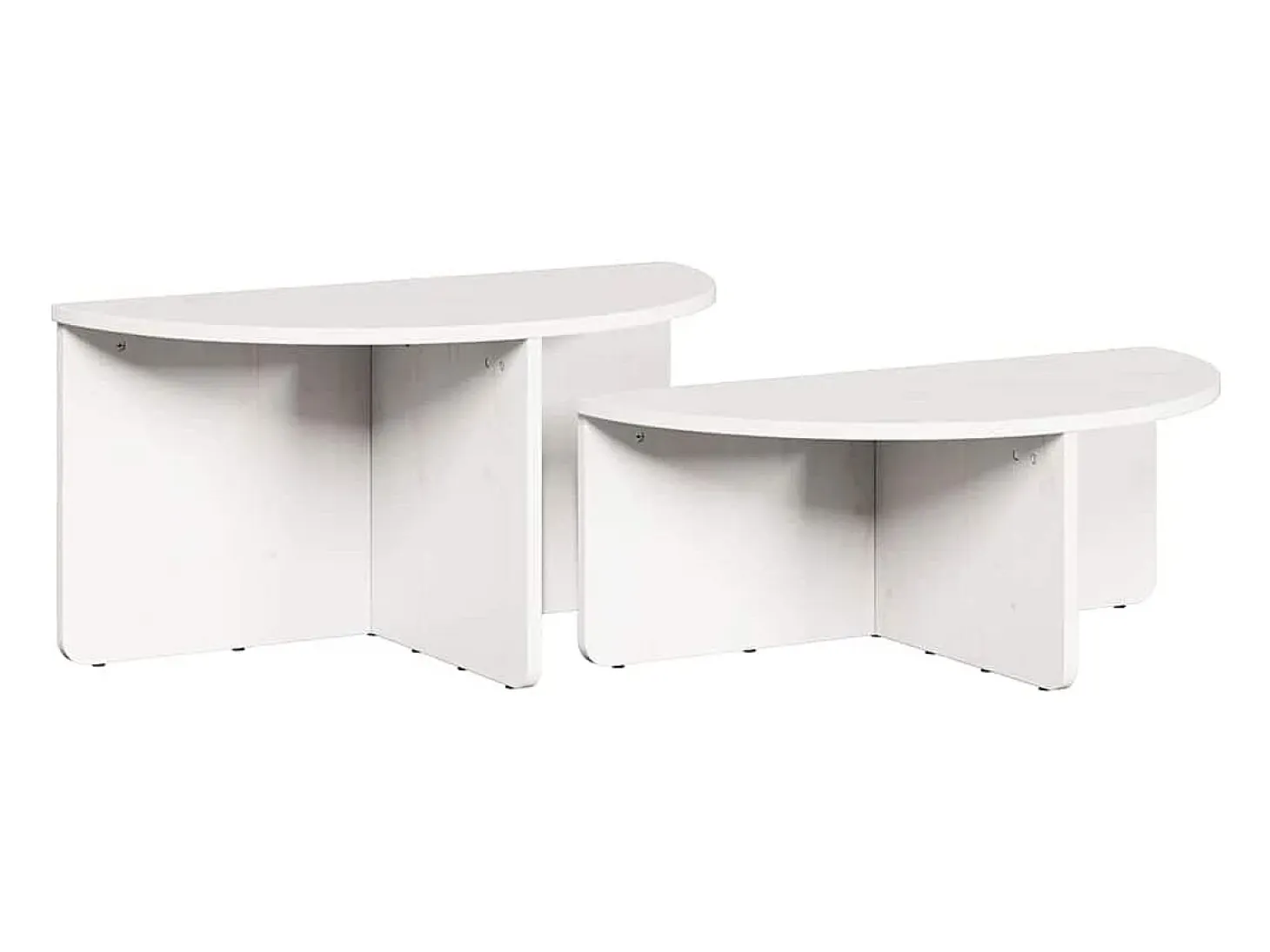 Mesa de Café 2 piezas 79 x 39.5 x 40 cm