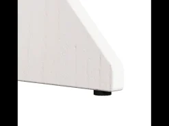 Mesa de Café 3 piezas Blanco 46 x 46 x 47 cm Madera maciza de pino