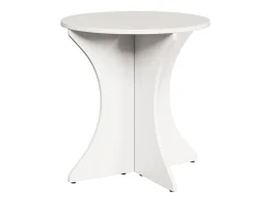 Mesa de Café 3 piezas Blanco 46 x 46 x 47 cm Madera maciza de pino