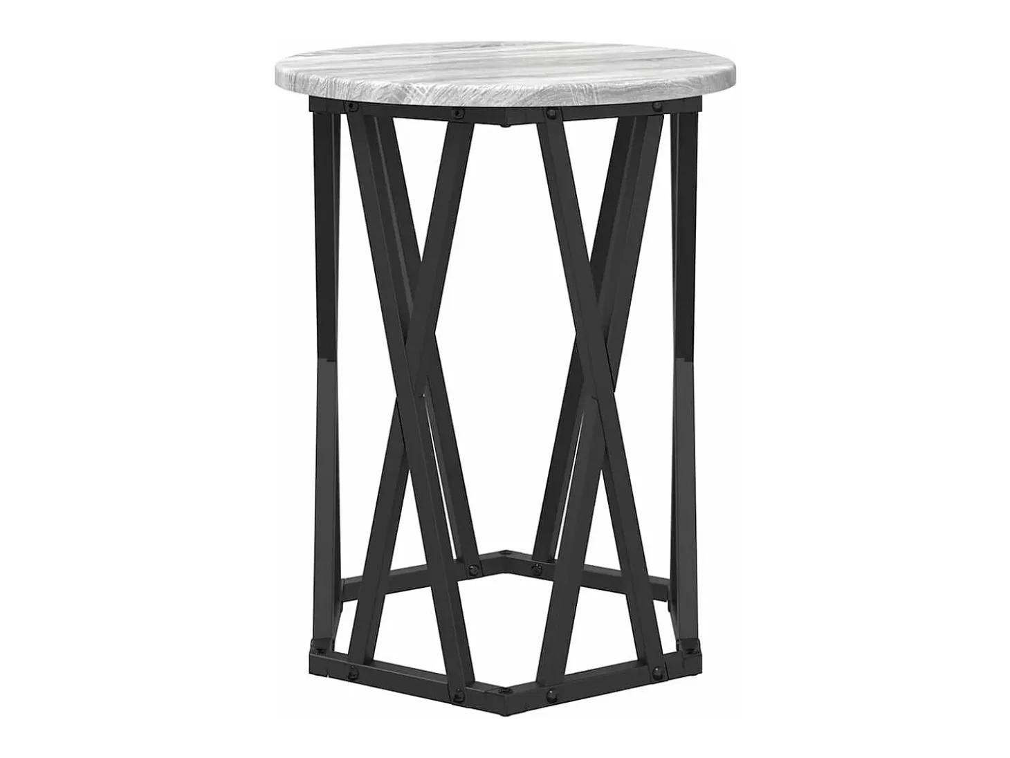 Mesa de Café 2 piezas Gris sonoma 50 x 50 x 50 cm