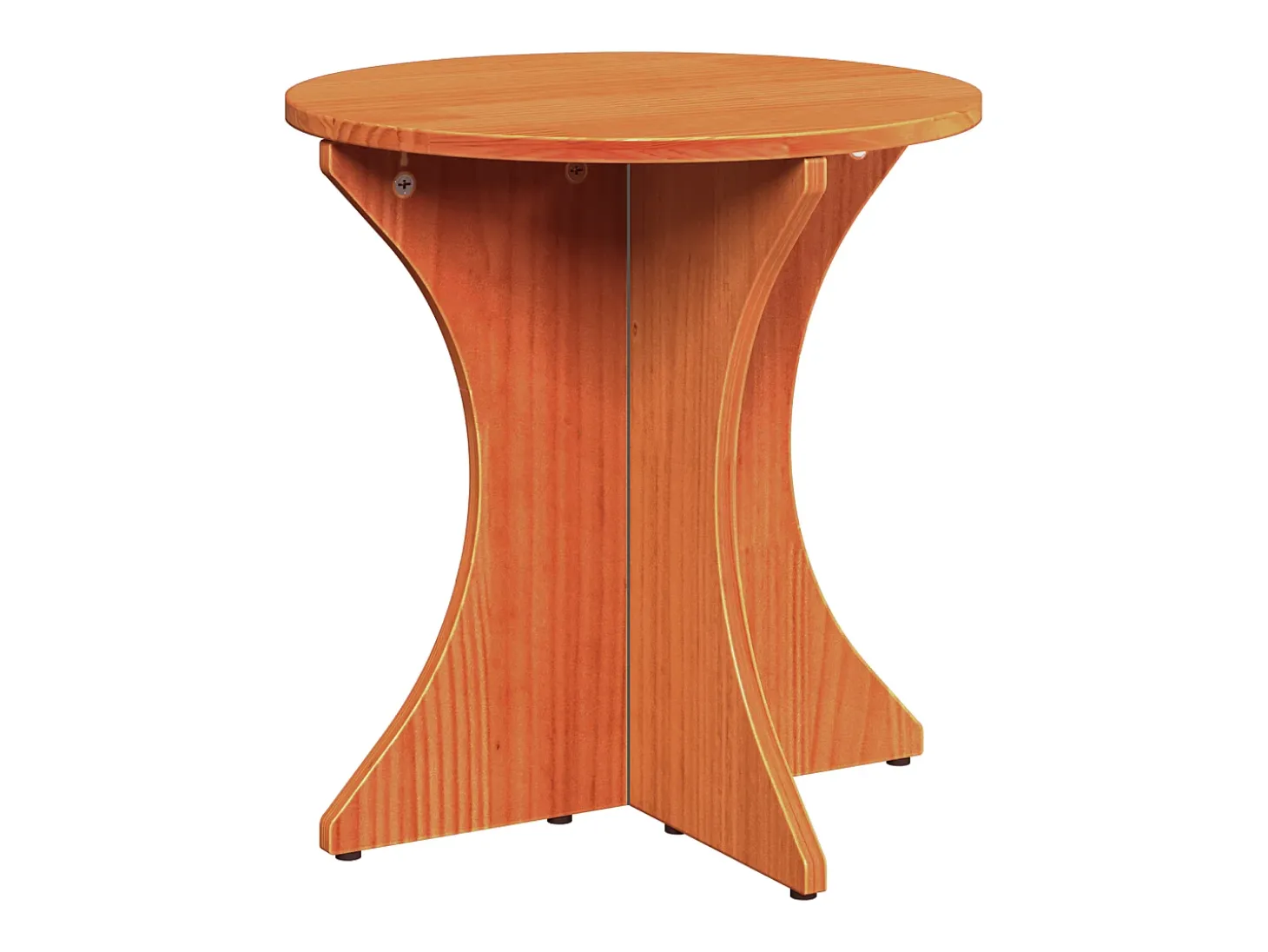 Mesa de Café 2 piezas Marrón cera 46 x 46 x 47 cm