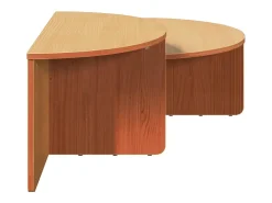 Mesa de Café 2 piezas Marrón cera 79 x 39.5 x 40 cm