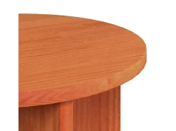 Mesa de Café 2 piezas Marrón cera 39.5 x 39.5 x 30 cm