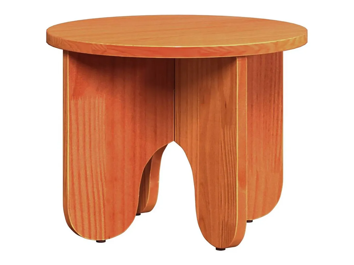 Mesa de Café 2 piezas Marrón cera 39.5 x 39.5 x 30 cm