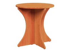 Mesa de Café 3 piezas Marrón cera 46 x 46 x 47 cm
