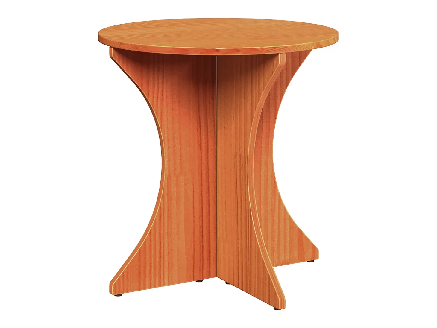 Mesa de Café 3 piezas Marrón cera 46 x 46 x 47 cm