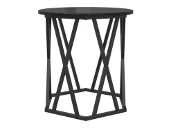 Mesa de Café 2 piezas Roble negro 50 x 50 x 50 cm