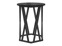 Mesa de Café 2 piezas Roble negro 50 x 50 x 50 cm