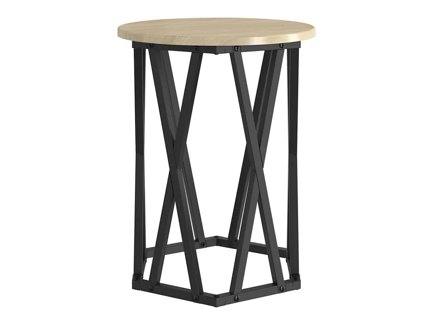 Mesa de Café 2 piezas Roble Sonoma 50 x 50 x 50 cm