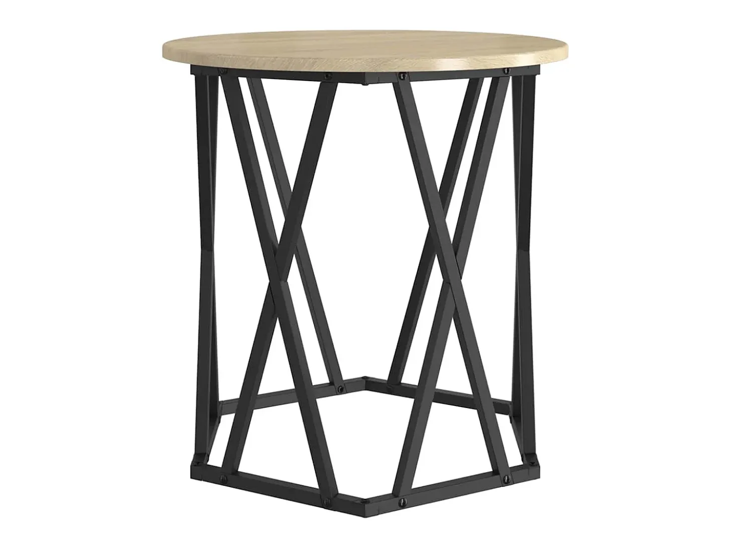Mesa de Café 2 piezas Roble Sonoma 50 x 50 x 50 cm