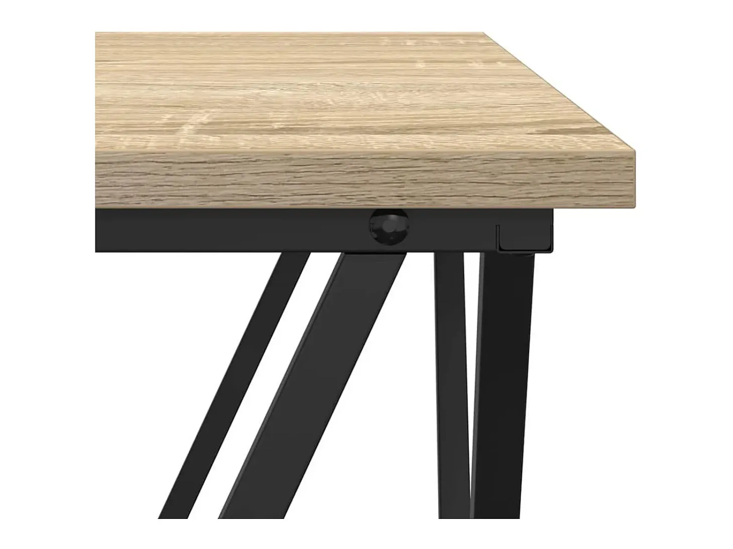 Mesa de Café 3 piezas Roble Sonoma 50 x 50 x 40 cm