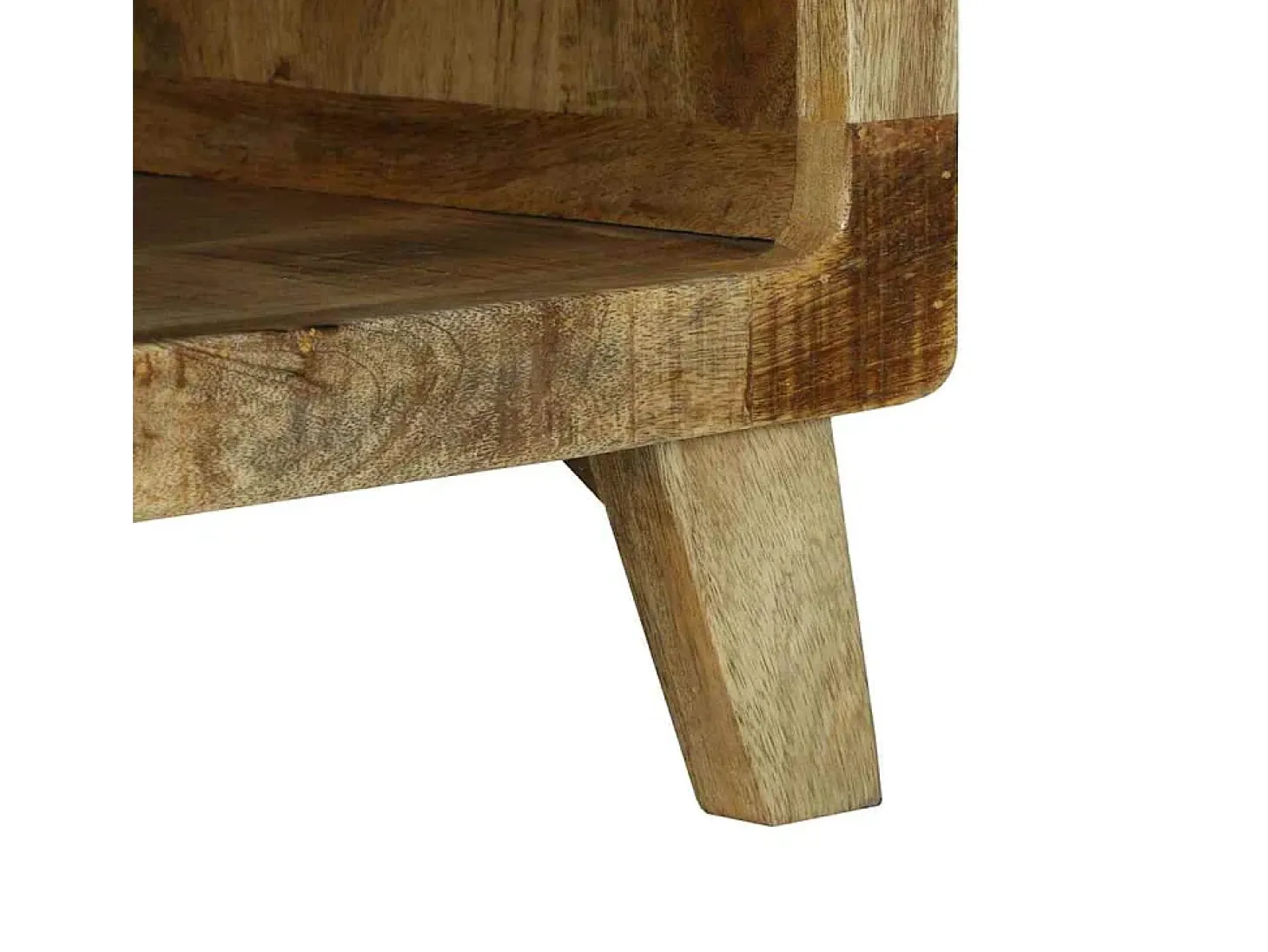 Mesa de Café 50 x 50 x 35 cm Madera maciza de mango rugosa