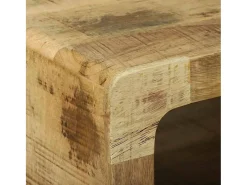 Mesa de Café 50 x 50 x 35 cm Madera maciza de mango rugosa