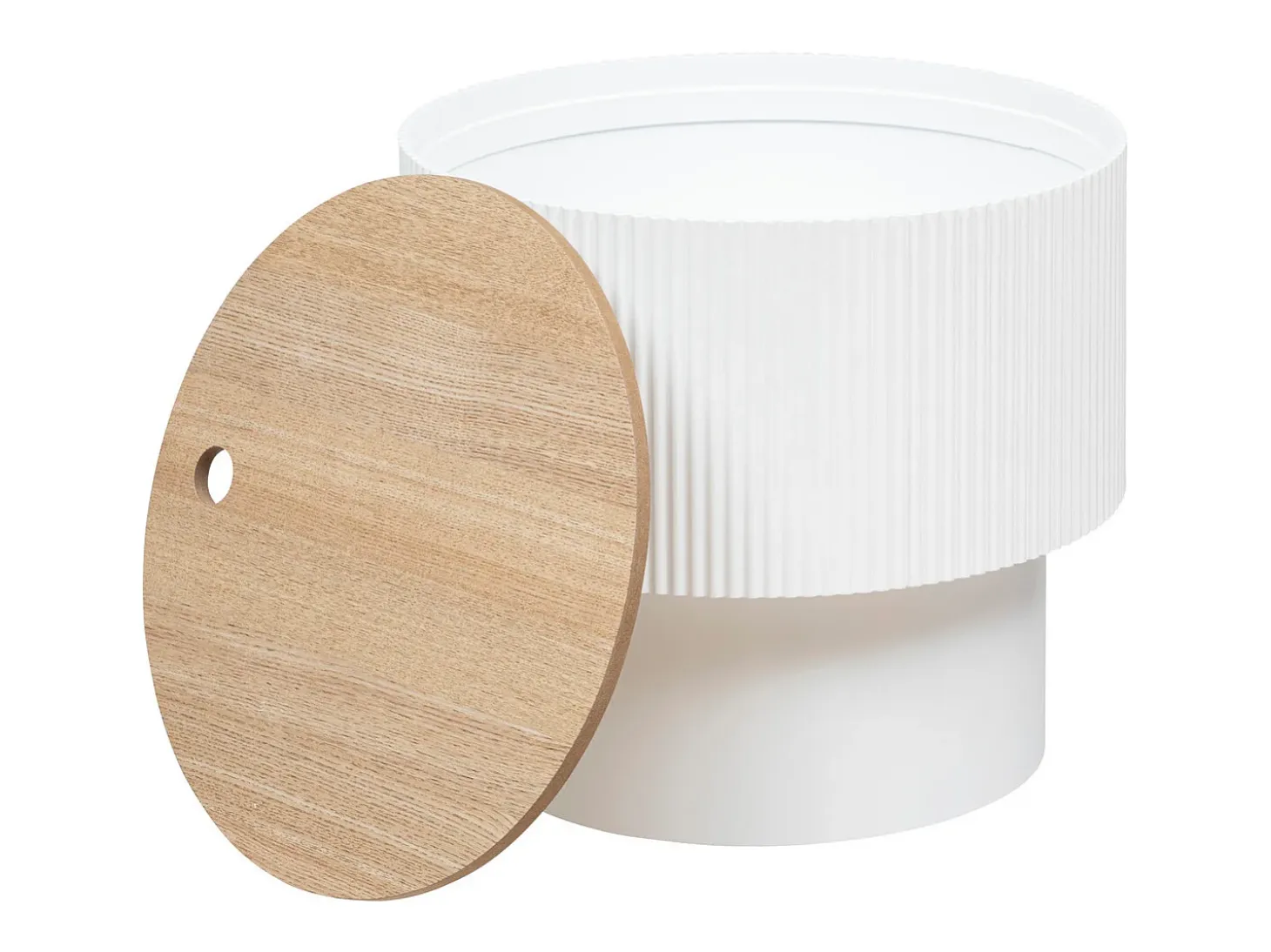 Mesa de café con almacenamiento tipo cofre