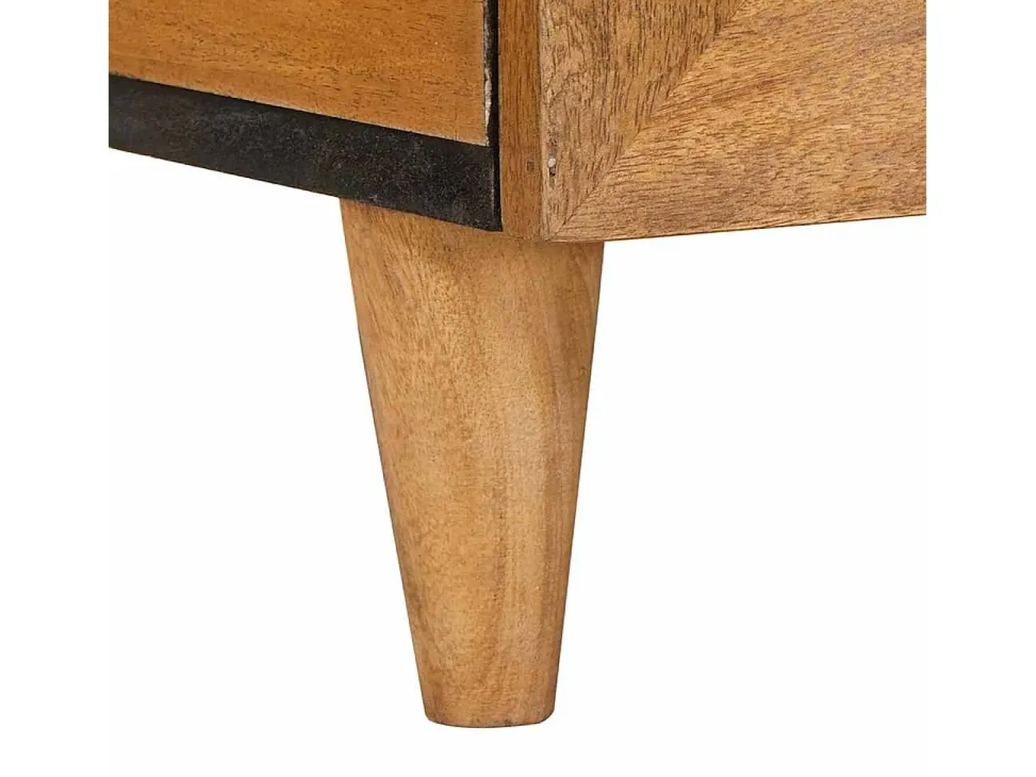 Mesa de Café con cajón con estante Marrón claro 80 x 54 x 40 cm