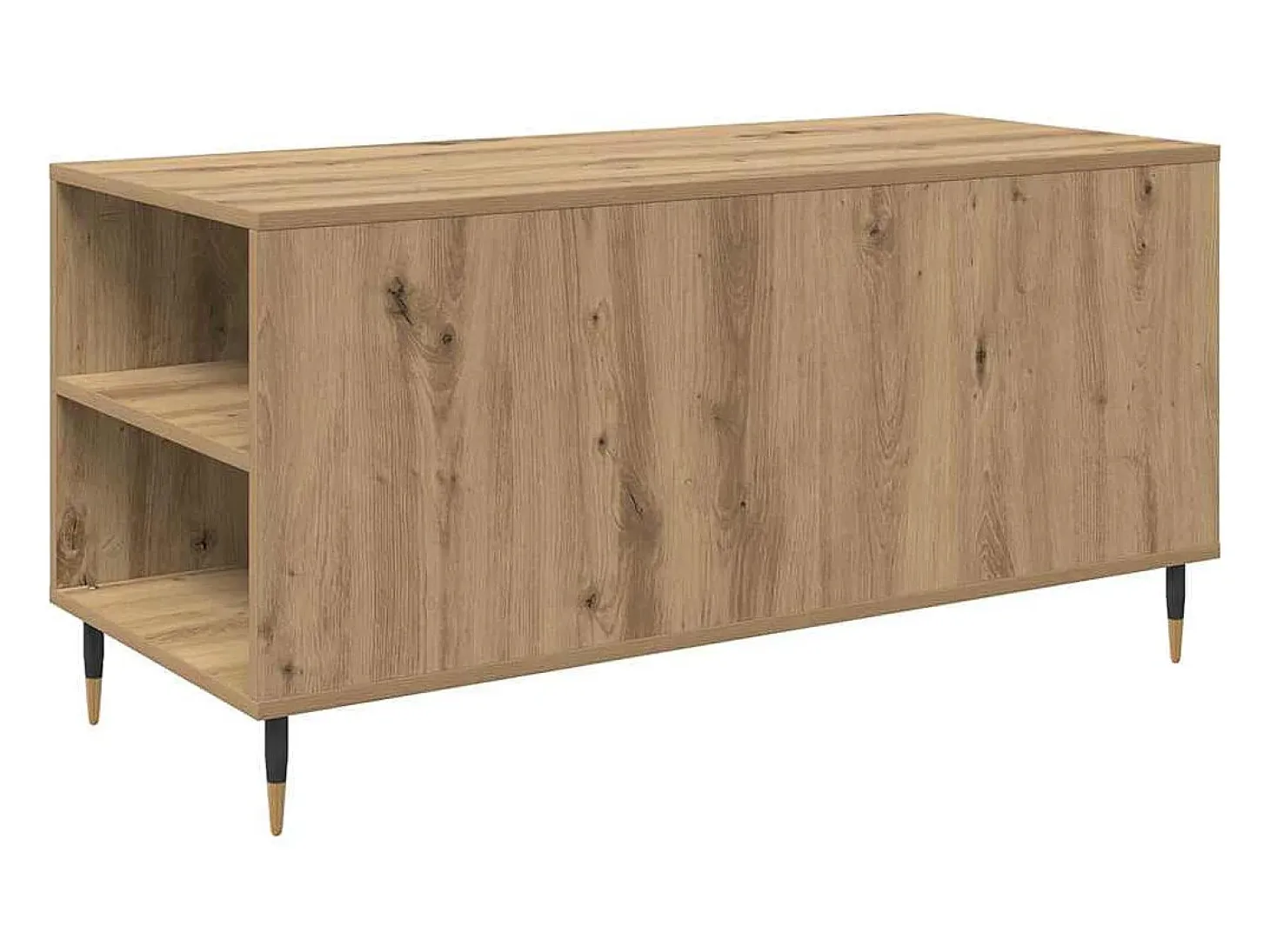 Mesa de Café con cajón Roble artisan 102 x 44.5 x 50 cm
