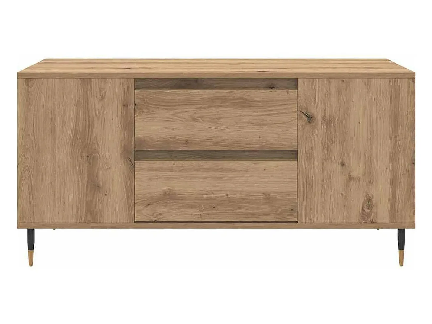 Mesa de Café con cajón Roble artisan 102 x 44.5 x 50 cm