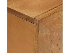 Mesa de Café con estante Marrón claro 100 x 54 x 40 cm