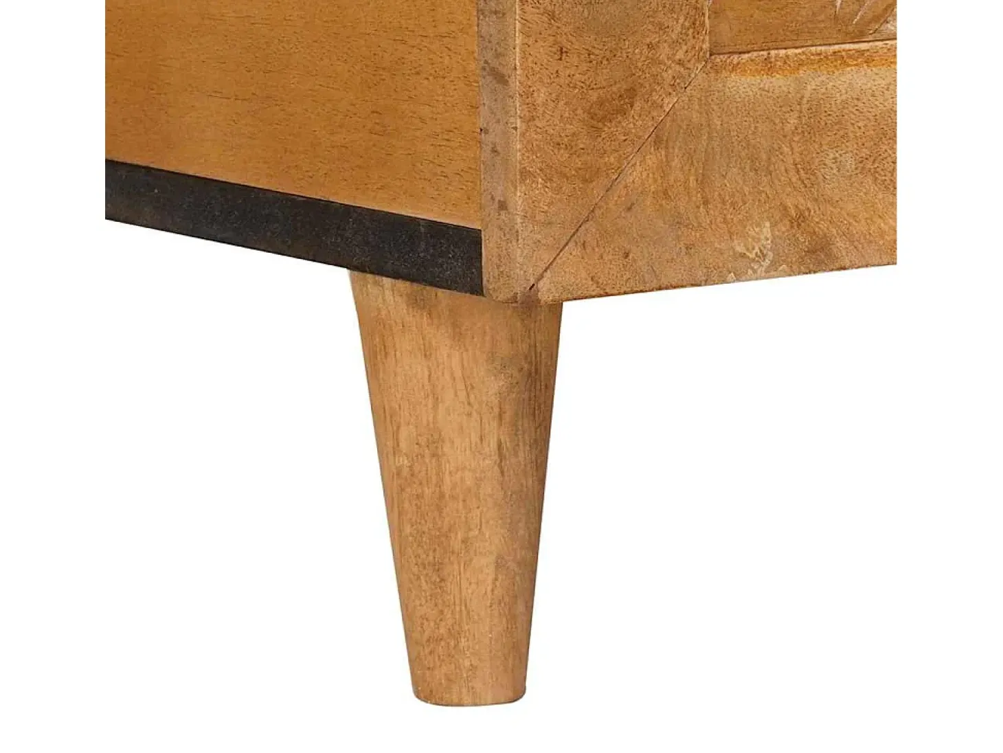 Mesa de Café con estante Marrón claro 100 x 54 x 40 cm