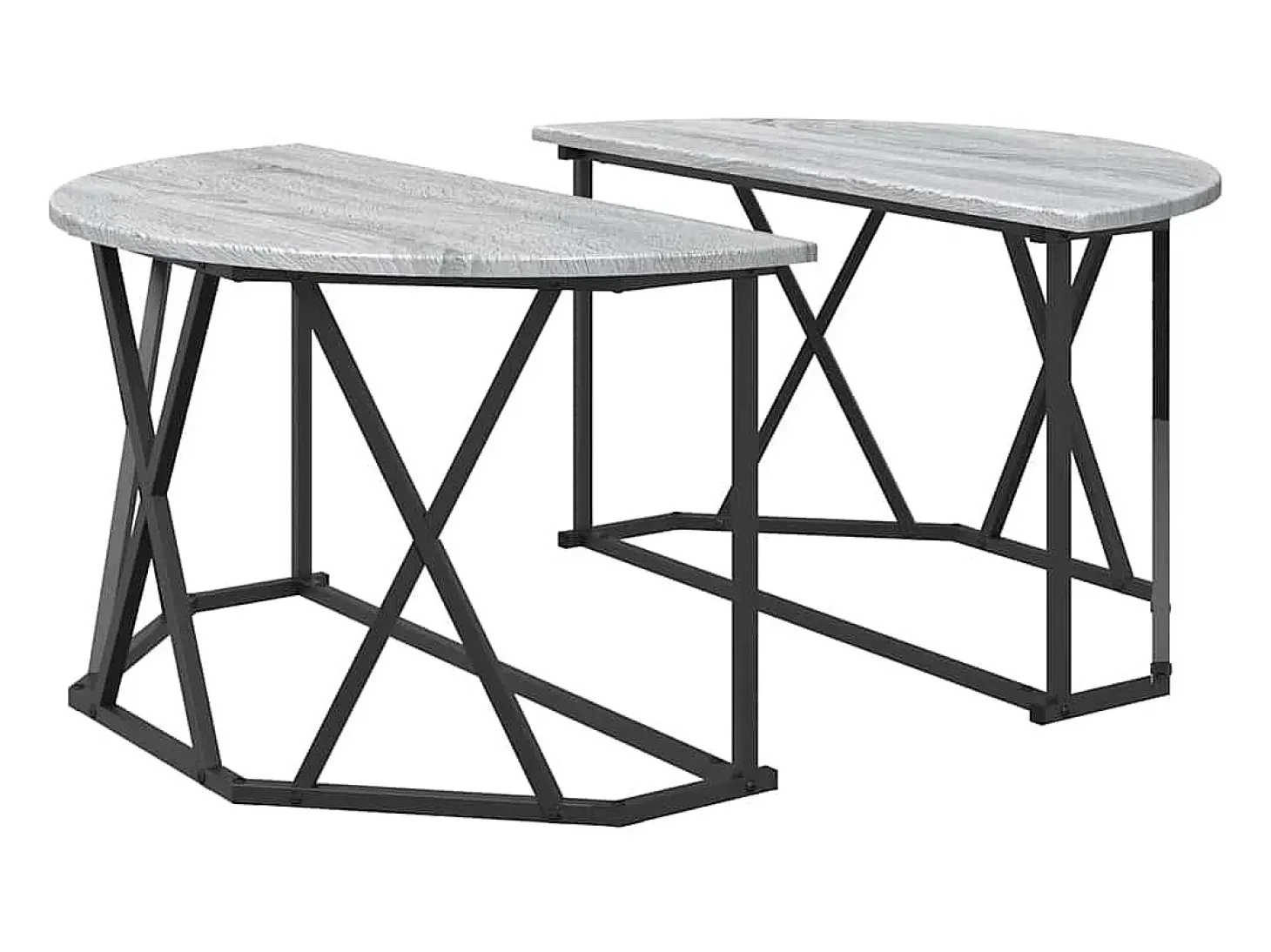 Mesa de Café Gris sonoma 80 x 80 x 42 cm