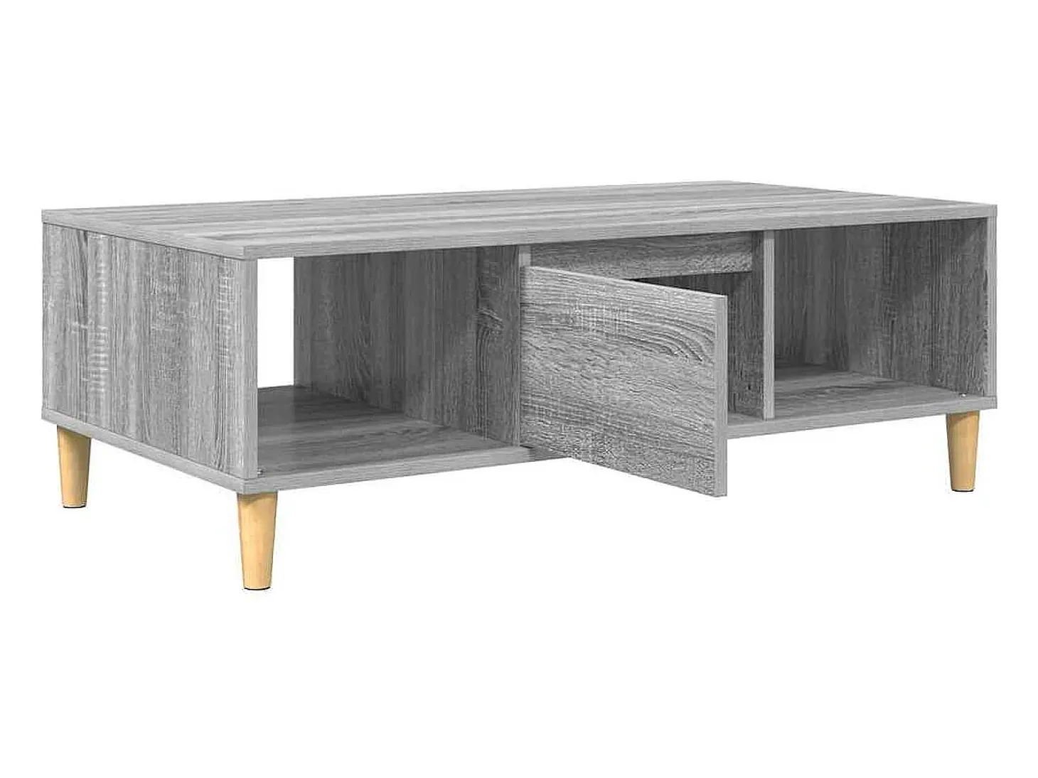 Mesa de Café Gris sonoma 103.5 x 60 x 35 cm