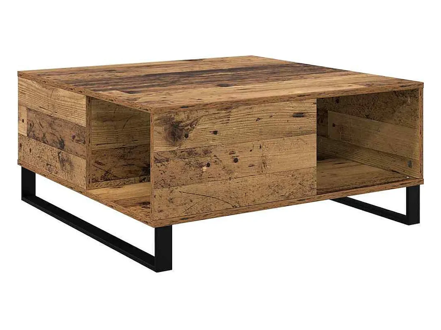 Mesa de Café Madera vieja 80 x 80 x 36.5 cm