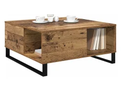 Mesa de Café Madera vieja 80 x 80 x 36.5 cm