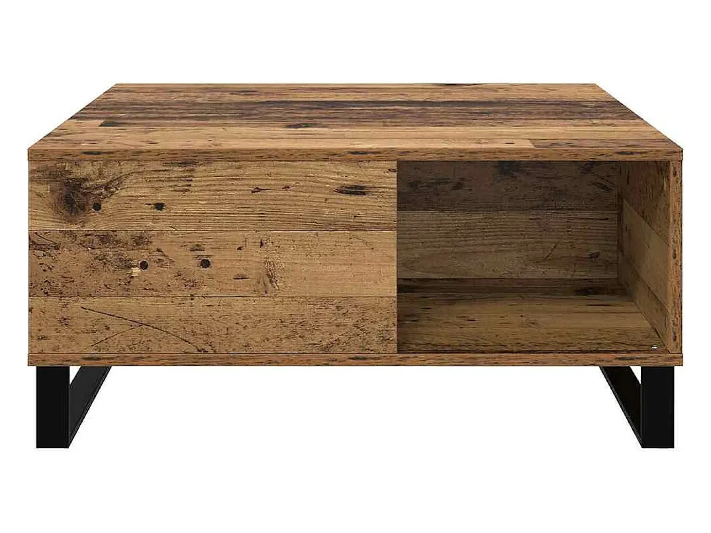 Mesa de Café Madera vieja 80 x 80 x 36.5 cm