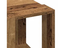 Mesa de Café Madera vieja 32 x 32 x 30 cm Madera contrachapada