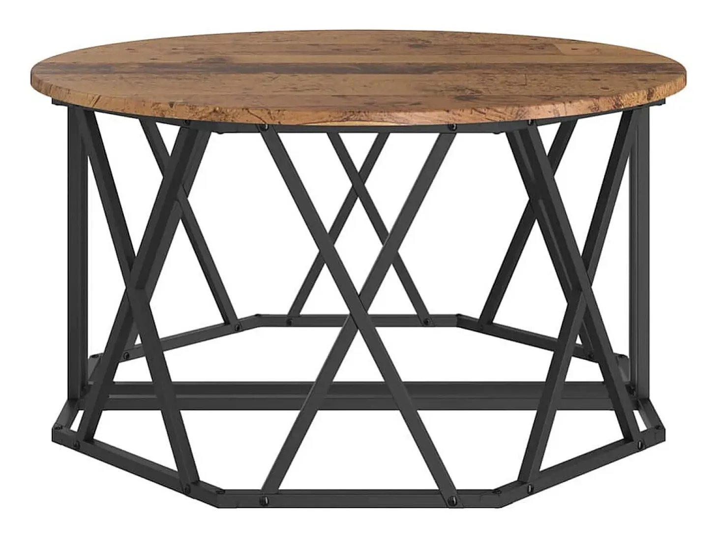 Mesa de Café Madera vieja 80 x 80 x 42 cm