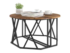 Mesa de Café Madera vieja 80 x 80 x 42 cm