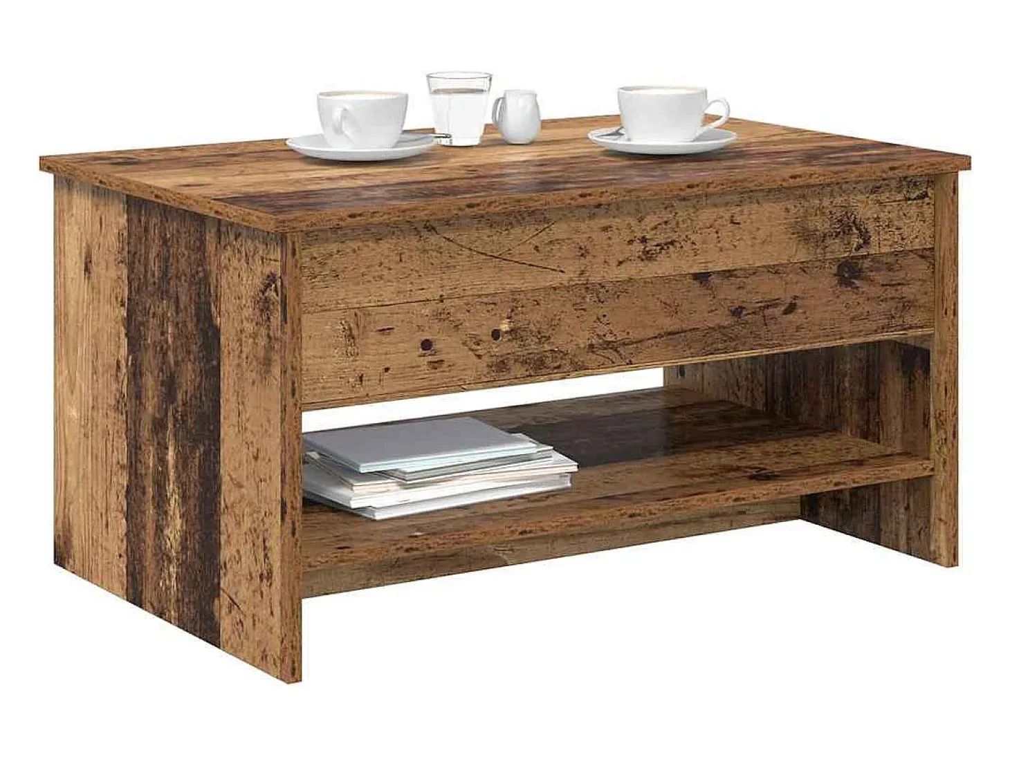 Mesa de Café Madera vieja 80 x 50.5 x 41.5 cm