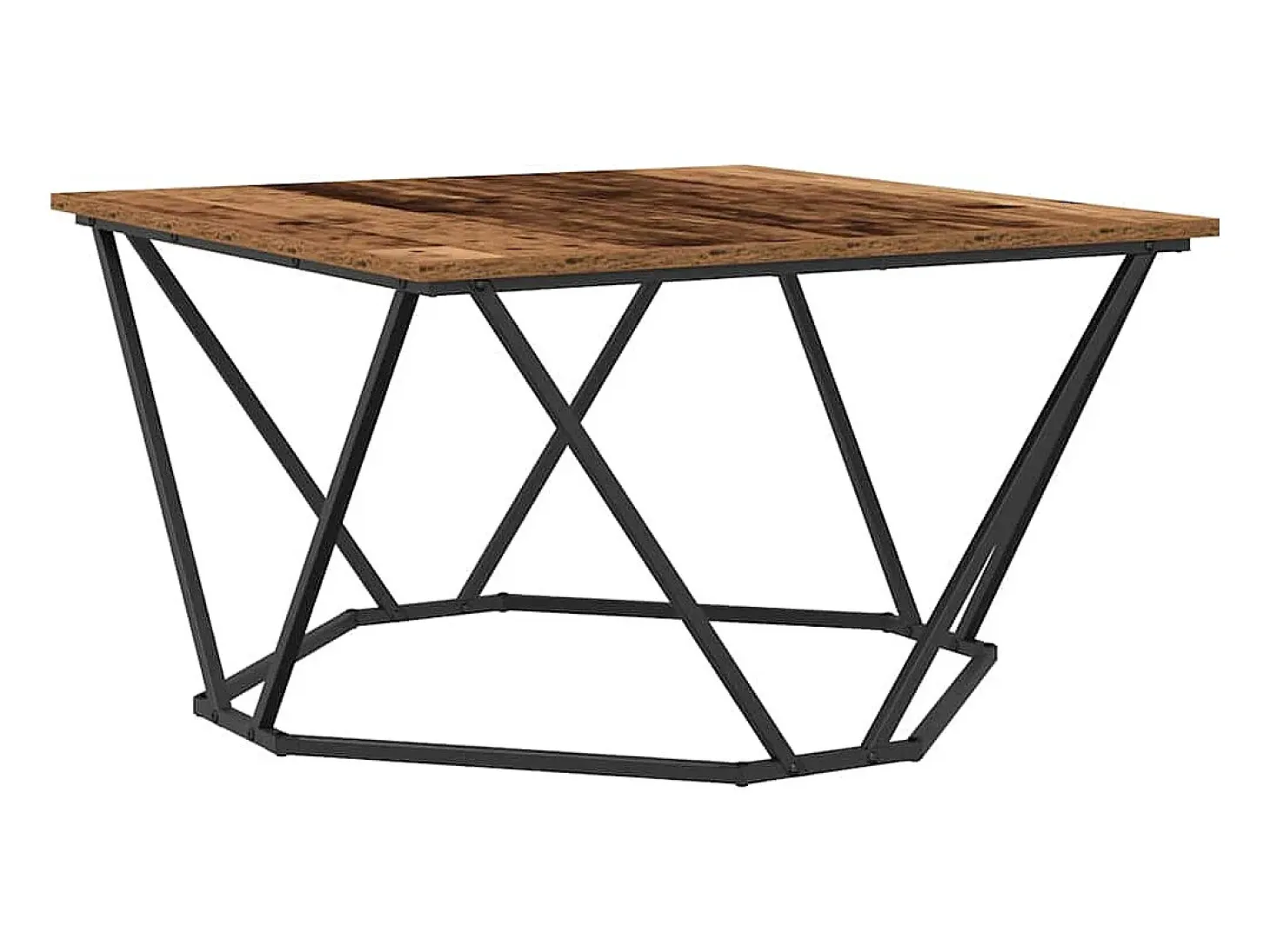 Mesa de Café Madera vieja 80 x 80 x 45 cm