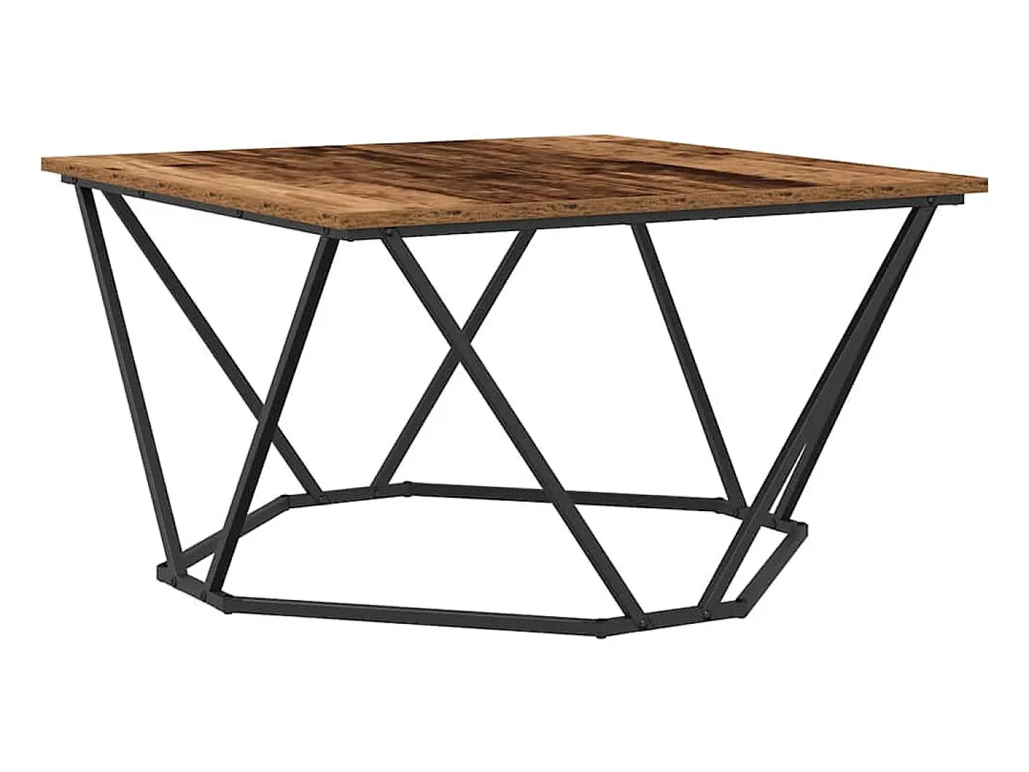Mesa de Café Madera vieja 80 x 80 x 45 cm