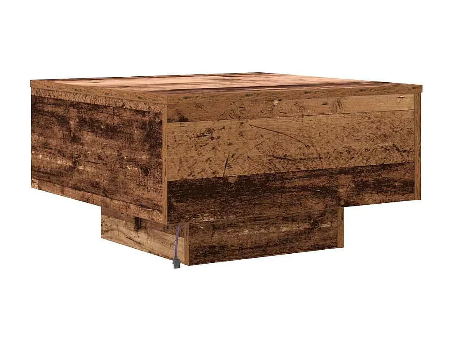 Mesa de Café Madera vieja 55 x 55 x 31 cm Madera contrachapada