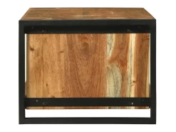 Mesa de Café Marrón 120 x 50 x 38 cm Madera de Acacia Sólida