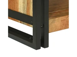 Mesa de Café Marrón 120 x 50 x 38 cm Madera de Acacia Sólida