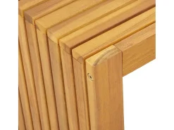 Mesa de Café Marrón 90 x 45 x 35 cm madera maciza de acacia