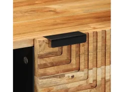 Mesa de Café Marrón 100 x 54 x 40 cm madera maciza de acacia