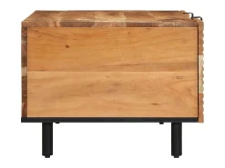 Mesa de Café Marrón 100 x 54 x 40 cm madera maciza de acacia