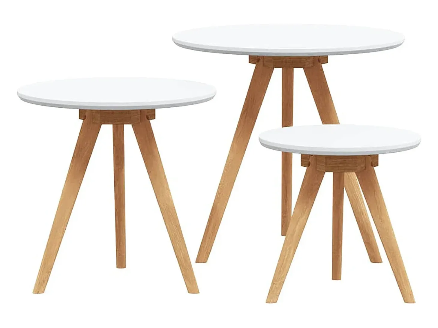 Mesa de Café Marrón 50 x 50 x 46 cm Madera maciza de Nogal