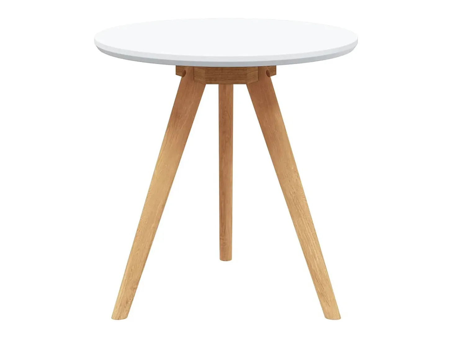 Mesa de Café Marrón 50 x 50 x 46 cm Madera maciza de Nogal