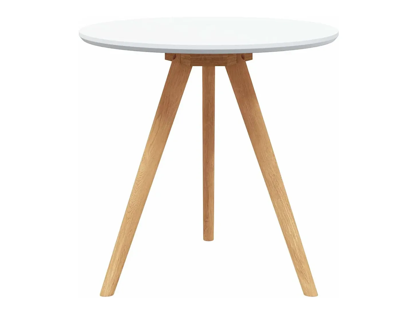 Mesa de Café Marrón 50 x 50 x 46 cm Madera maciza de Nogal