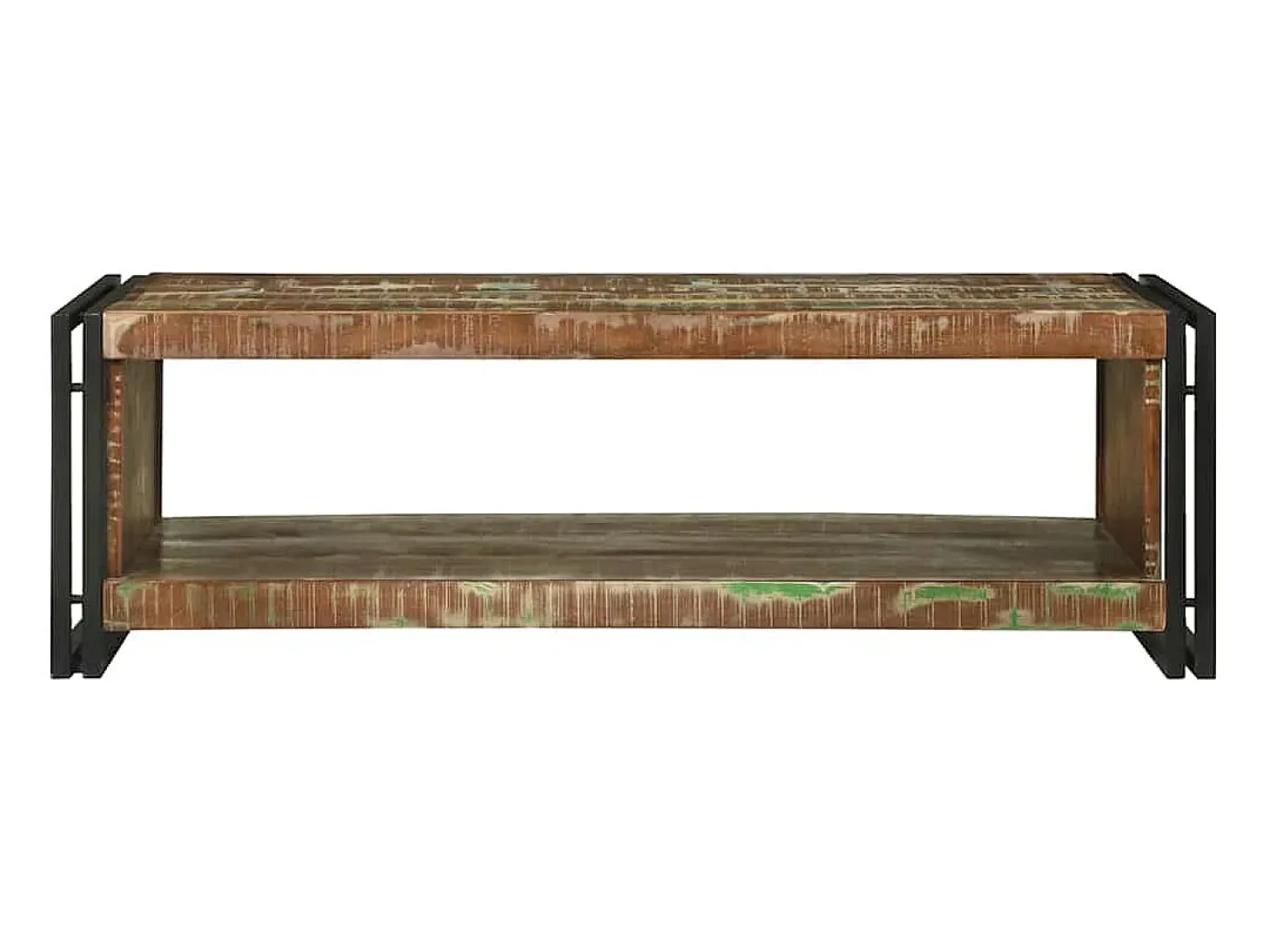 Mesa de Café Marrón 120 x 50 x 38 cm madera maciza reciclada