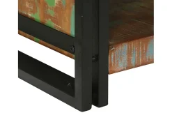 Mesa de Café Marrón 120 x 50 x 38 cm madera maciza reciclada