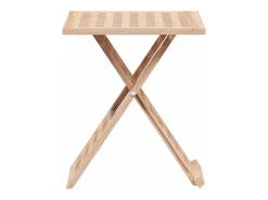 Mesa de Café Marrón 33 x 33 x 40.5 cm Madera maciza de Nogal