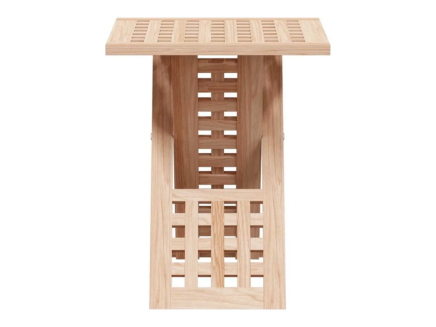 Mesa de Café Marrón 33 x 33 x 40.5 cm Madera maciza de Nogal