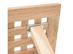 Mesa de Café Marrón 33 x 33 x 40.5 cm Madera maciza de Nogal
