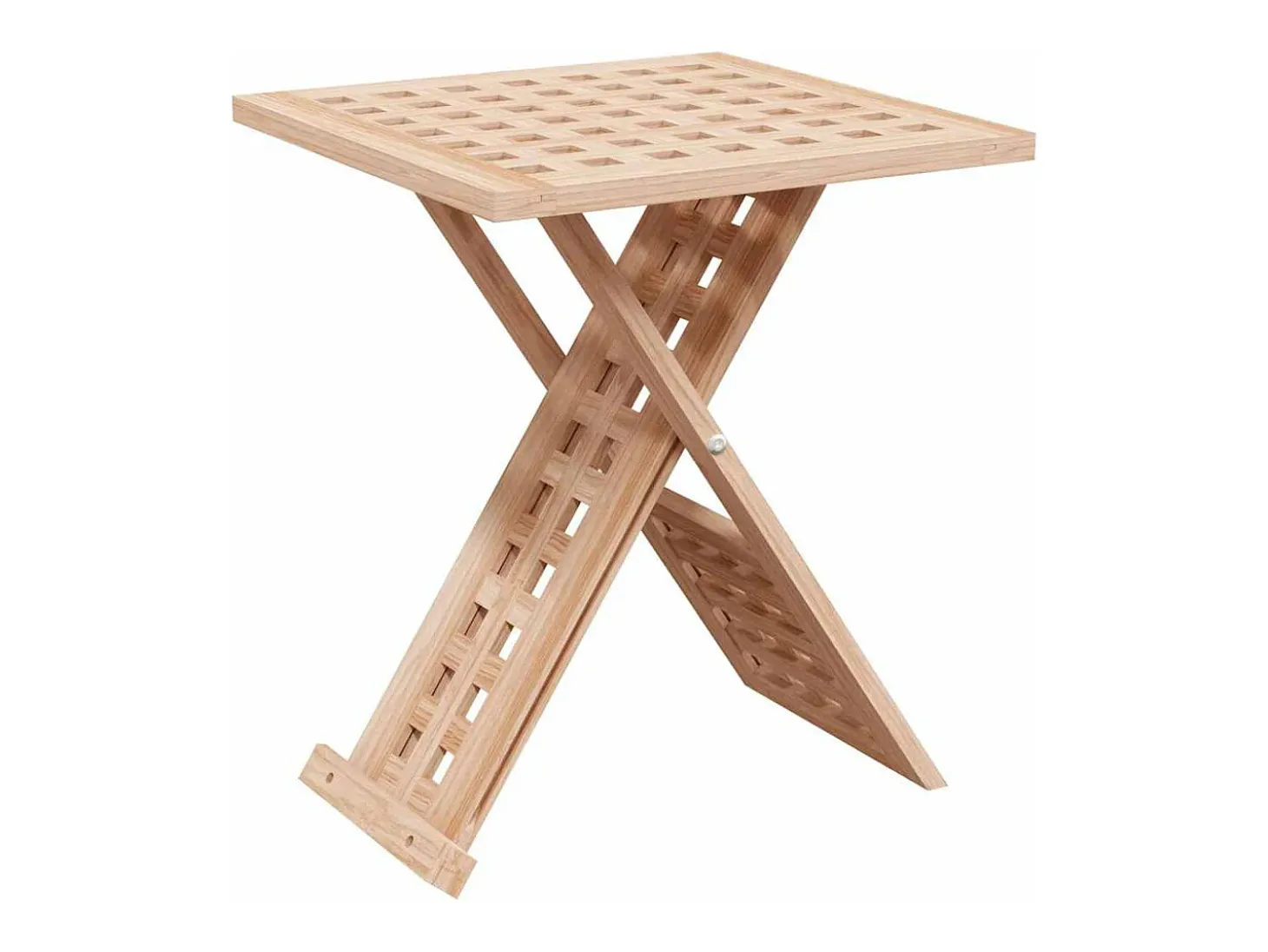 Mesa de Café Marrón 33 x 33 x 40.5 cm Madera maciza de Nogal